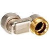 Oventrop S-Connection Fitting 3/4 Inch x 3/4 Inch Nickel-Plated Brass