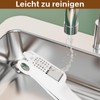 Trywise 4-in-1 garlic press, garlic peeler, garlic press with easy