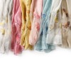 Jeelow Silk Wool Scarf Shawl Wrap Lightweight Sheer for Women