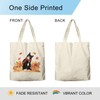 Dlzdn Fall Tuxedo Cat Pumpkin Canvas Tote Bag For Women