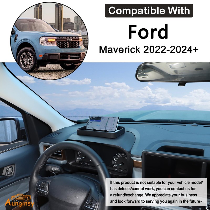 Aunginsy Car Center Console Dash Organizer Compatible with Ford Maverick