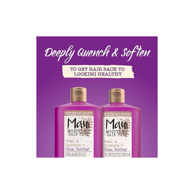 Maui Moisture Shampoo Heal & Hydrate + Shea Butter, para