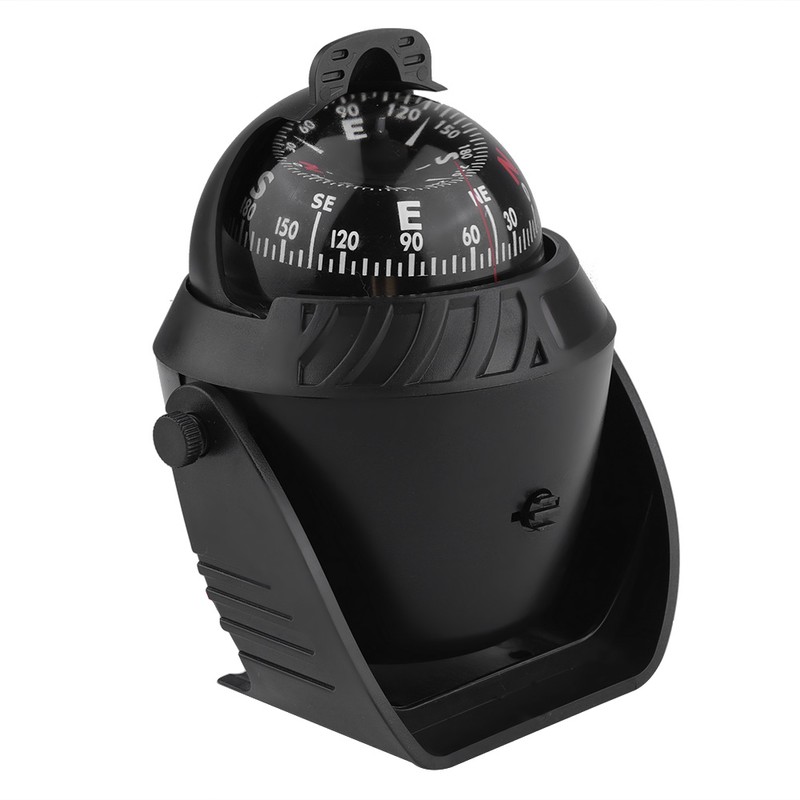 Portable Dash Mount Self adhesive Compass Ball for Marine Boat