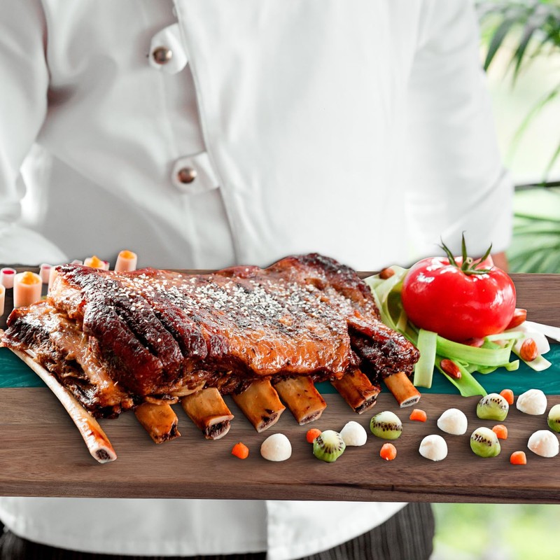 maudibozz Resin Cutting Board, Handmade Cutting Board suitable for Steak,
