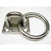 Stainless Steel Marine Eye Plate with Ring 6MM x 40MM