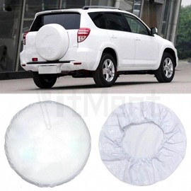 GOODFITMENT For RAV4 Car Spare Wheel Tire Cover Case Storage Bag Protector White Heavy Duty
