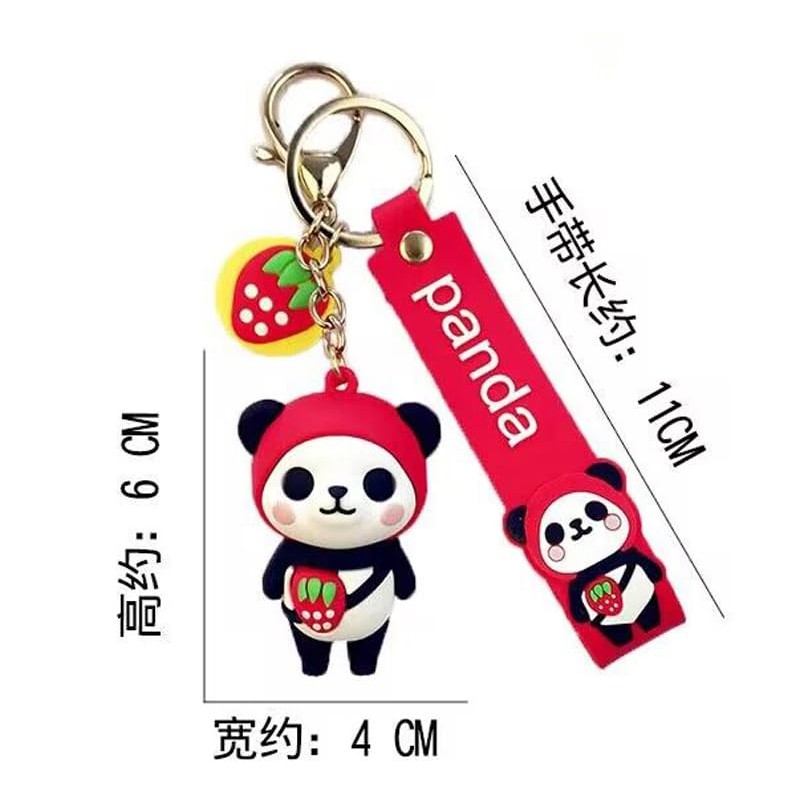 [AIXUAN] Degal Cute PVC Panda Keychain Idea New Year Present