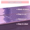 LabZhang 2 Pack Pink Iridescent Tablecloth Holographic Table Cloth Glitter