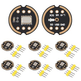 6pcs INMP441 Omnidirectional Microphone I2S Interface Digital Output Sensor Module Supports ESP32