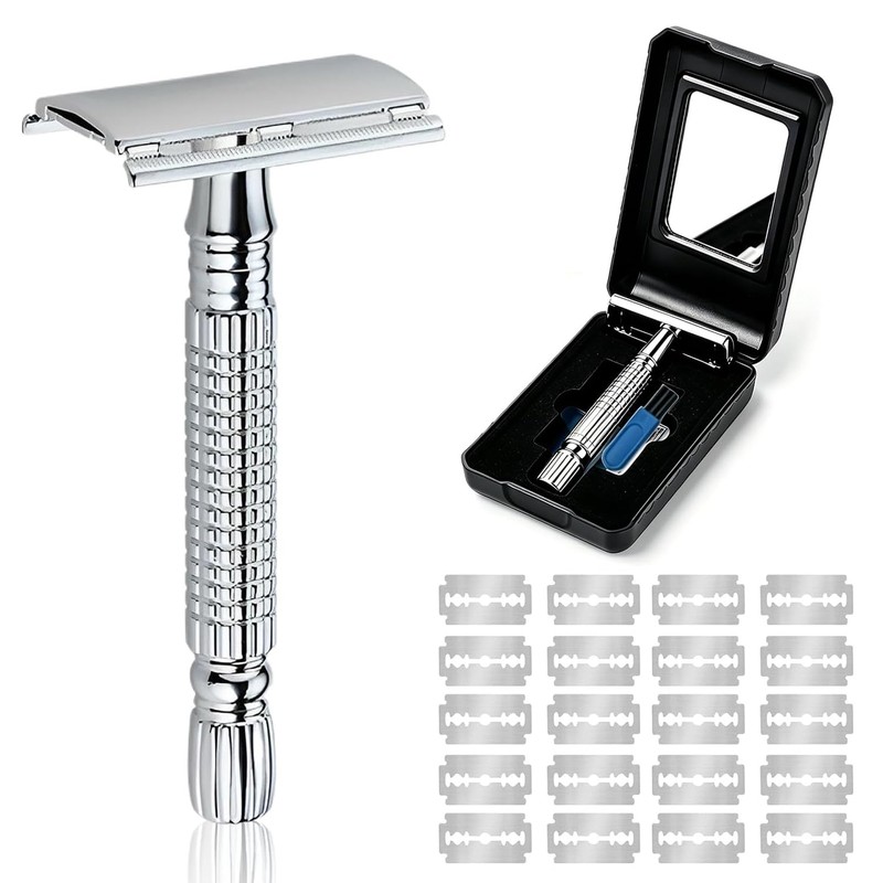 Rastrillos para Afeitar Hombre Clasico con 20 Cuchillas