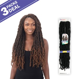 FreeTress Crochet Braids Distressed Loc 22" (3-pack, T27)