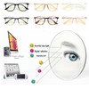 Kelens Blue Light Filter Glasses Women Men Square Clear Lens
