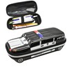 Lopenle Cool SUV Police Car Pencil Box Large Capacity Pencil