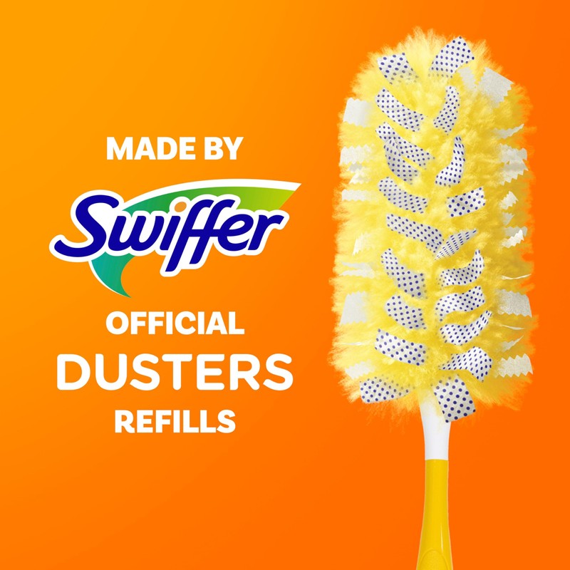 Swiffer Dusters Refill for Cleaning, Feather & Microfiber Duster Disposable