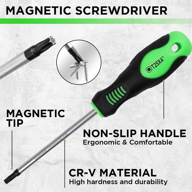 SWANLAKE 86PCS Magnetic Screwdriver Set,Includes Slotted/Phillips/Torx Mini Precision Screwdriver, Replaceable