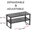 Asiingkel Metal Stackable Expandable Storage Shelf - Multi-Functional Home Storage