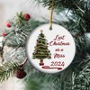 Our First Christmas Engaged - Newlywed Ornaments, 2024 Wedding Keepsake,