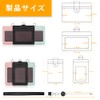 ID Card Holder - Horizontal & Vertical ID Card Case,