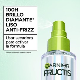 Garnier Fructis Liso Diamante, 100H Brillo Diamante Liso anti frizz