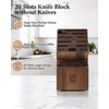 Cook N Home Basics, Acacia Wood Cutlery Storage Block without