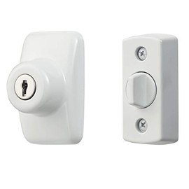 Ideal Security BKGLKW Keyed Deadbolt, White