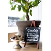 American Metalcraft MNIMKR Mini Chalkboard, Mahogany, Pack of 3