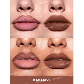 SHEGLAM Lip Liner Creamy Matte Pencil High Pigment Not Easy to Fade Silky Smooth Matte Contour Tint Lip Makeup-Mojave