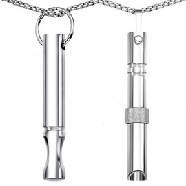 AIDOWU 2 Pcs Stainless Steel Meditation Breathing Necklace for Relieving Anxiety,Panic,Stress,Mindful Breathlace Nnecklace for Women/Men Breathing Necklace Tool Anxiety Stress Relief Meditation Tools