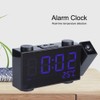 LED Digital Projection Alarm Clock Table Clock with FM Radio