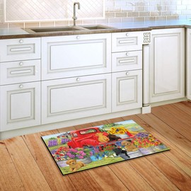 Briarwood Lane Spring Day Puppies Doormat Dogs Indoor Outdoor 18" x 30"