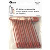 Pack of 12 Maxi Safety Pins 60 mm Large Red
