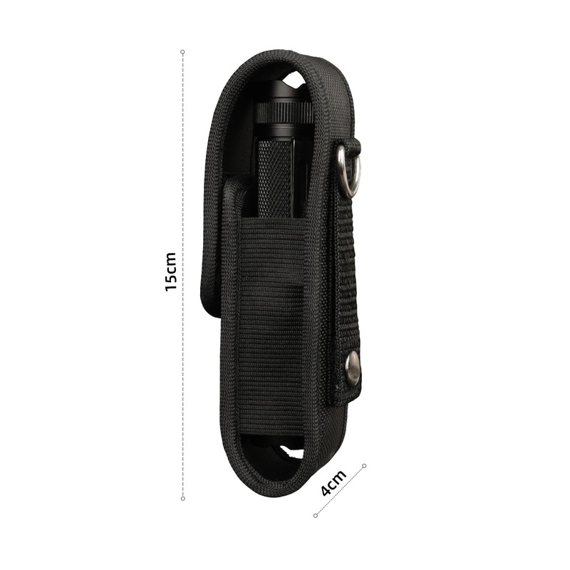 Wurkkos Flashlight Holster LED Tactical Flash Light Nylon Pouch Holder