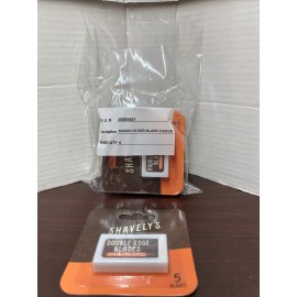 Shavely's (Lot of 6) Shavely's Double Edge Razor Blades - Stainless Steel - 5 Blades Each.