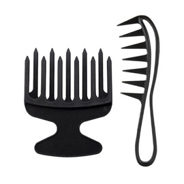 2 Pieces Wide-Tooth Comb, Curly Comb, Hairstyle Making Tools, Portable Comb, Hair Salon Tool.