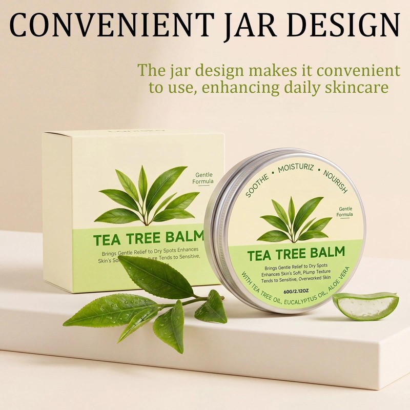 Tea Tree Cream, Soothing Tea Tree Oil Balm for Dry