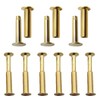 9 Sets Kitchen Knife Handle Rivet Screw Brass 5/16" x