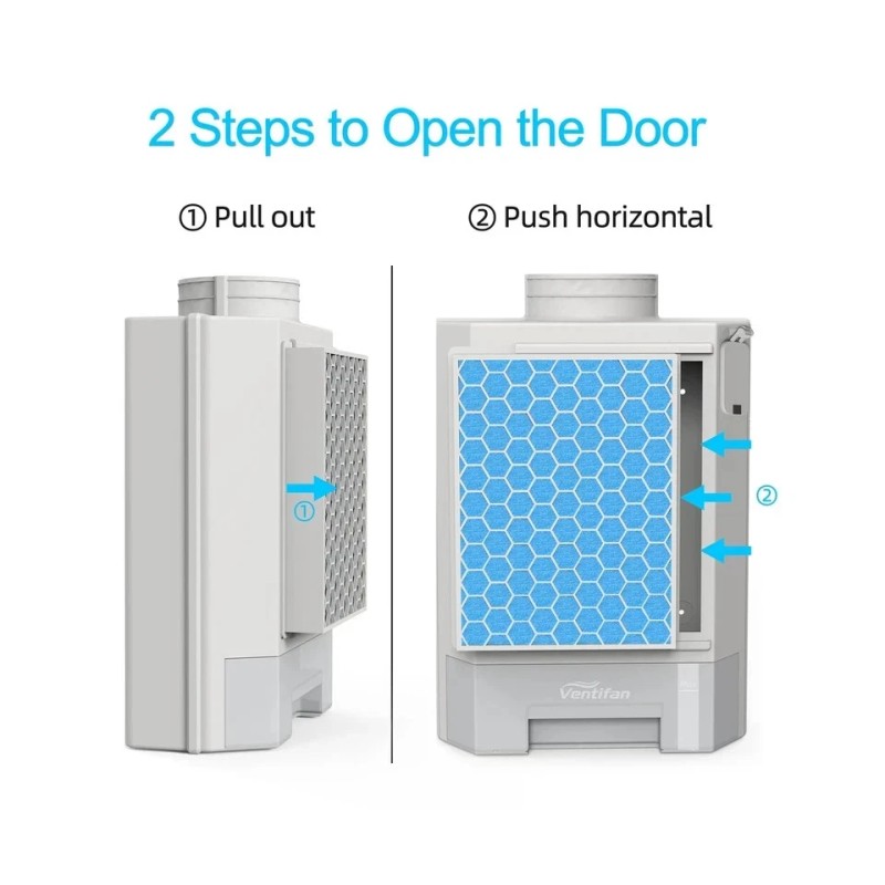Ventifan Indoor Dryer Vent, Dryer Vent with Stainless Steel Screen