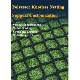 LGLFDJ Black Safety Rope Net for Kids, Exterior Guardrail Net for Stair Balcony, Knotless Fence Protective Netting, Outdoor Terrace Decoration Grid Net (1.5MÃ—8M(5FTÃ—26.2FT), Black)