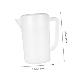 Alipis Water Filter Pitcher Large Capacity Running Water Bottle Juice Pitcher Lid