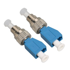 2pcs Fault Locator Fiber Adapter FC Male to LC Female SM 9/125 Hybrid Reusable Low Loss Fiber Optic Adapter for VFL CATV
