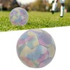 Soccer Ball PU Size 5 Light Color Reflective Glowing Soccer