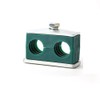 SUPERTOOL Pipe Clips 2Pcs Hydraulic Pipe Clamp Standard Double Holes