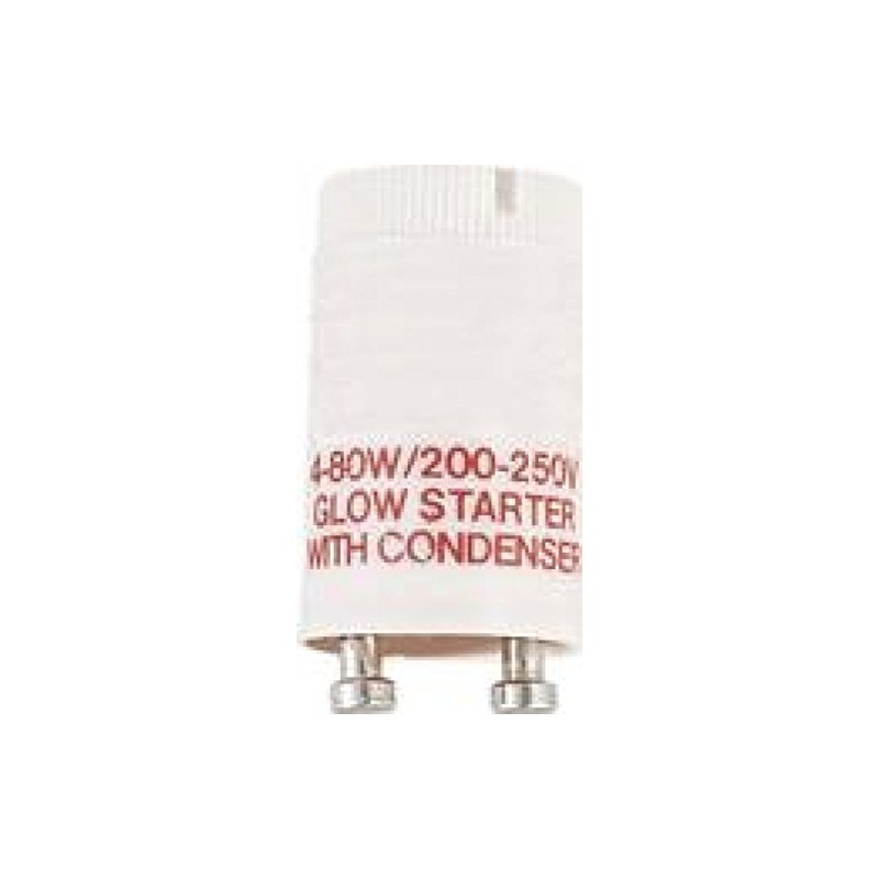 4-80W Fluorescent Starter, White