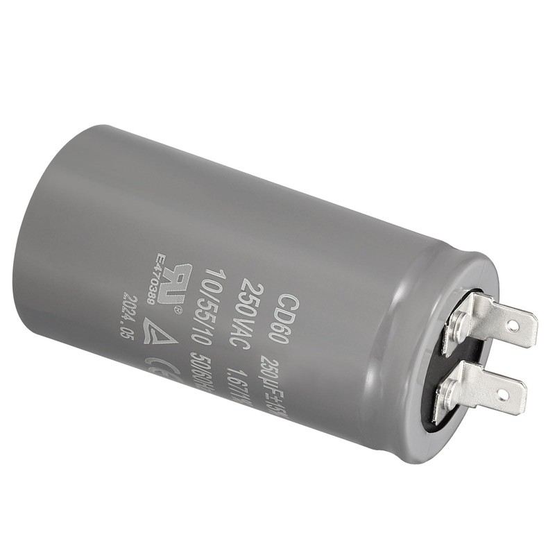 PATIKIL CD60 Run Capacitor, 250uF/MFD 250V 15% Tolerance 50/60Hz Motor