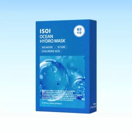 Isoi 아이소이 NEW 오션 하이드로 마스크 물광수분 23ml 10매, 1개 ISOIN NEW Ocean Hydro Mask Water Glow Moisture 23ml 10 sheets, 1 pack