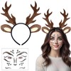 JRYBXS Reindeer Headband, Carnival Costume Women, Headband Women's Set Antlers