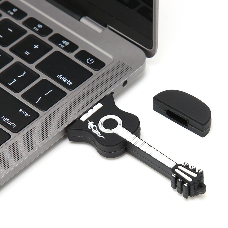 USB Flash Drives Guitar Appearance Capacity Optional Compatible System Memory