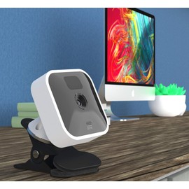 VMEI Metal Clip Stand for Blink Outdoor Indoor Camera XT2 Camera, Metal Holder, Weatherproof, No Drilling Required, No Holes, Damage Your Furniture and Wall