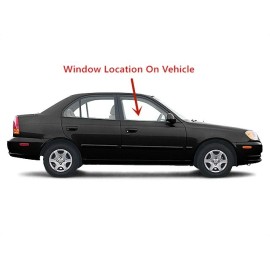 NAGD Fits 00-05 Hyundai Accent & Dodge Verna Sedan Passenger Front Door Window Glass