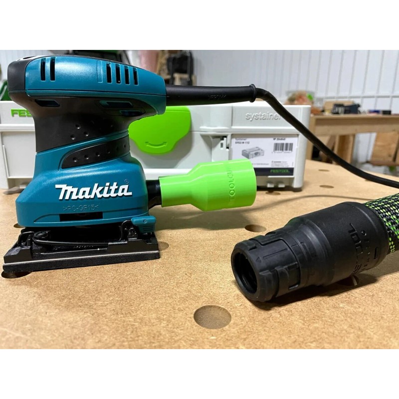 Toolcurve Festool Dust Extractor Adapter for Makita 1/4 Sheet Finishing
